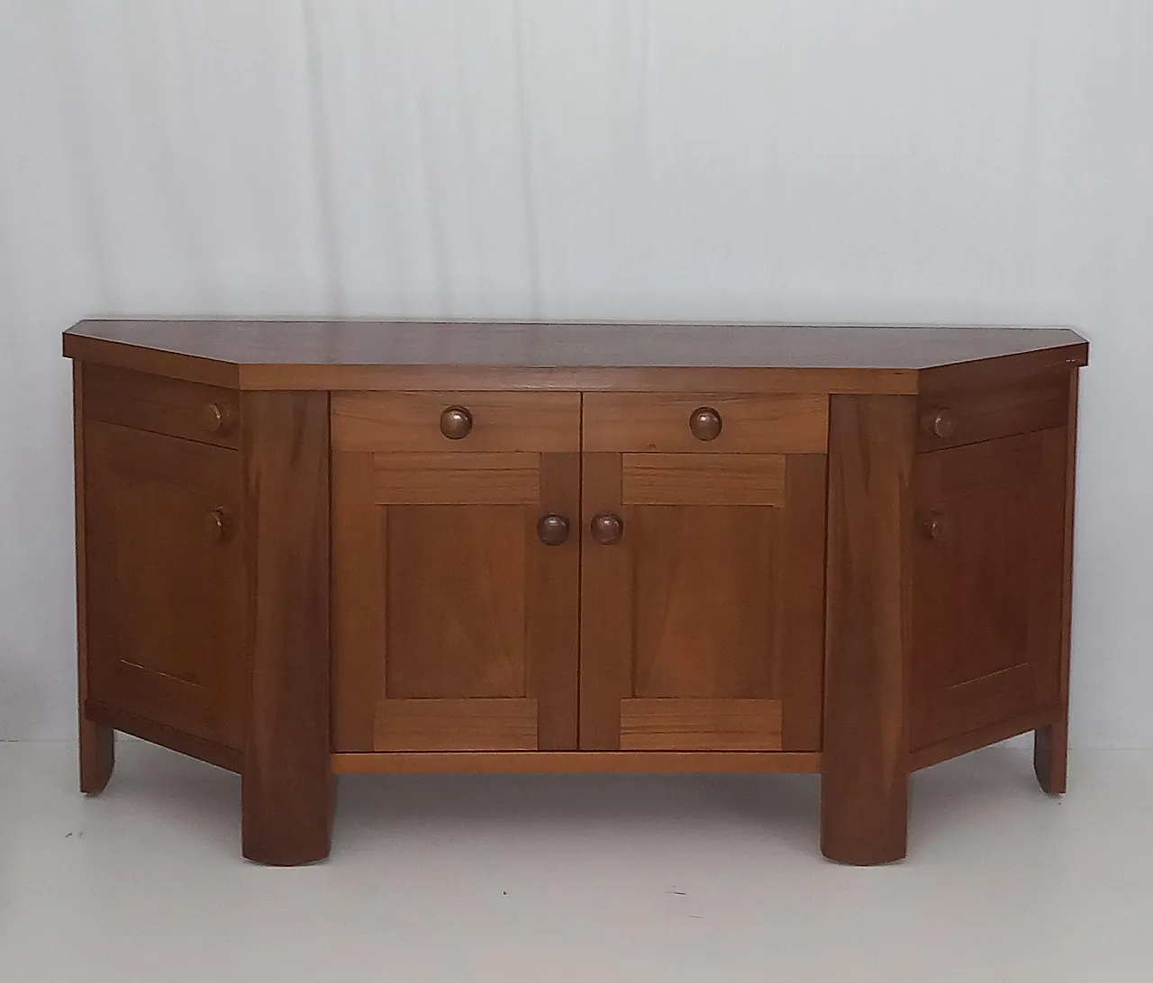 Walnut Sideboard by Silvio Coppola for Bernini, 70s 1