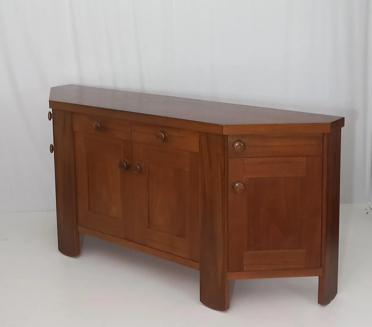 Walnut Sideboard by Silvio Coppola for Bernini, 70s 2