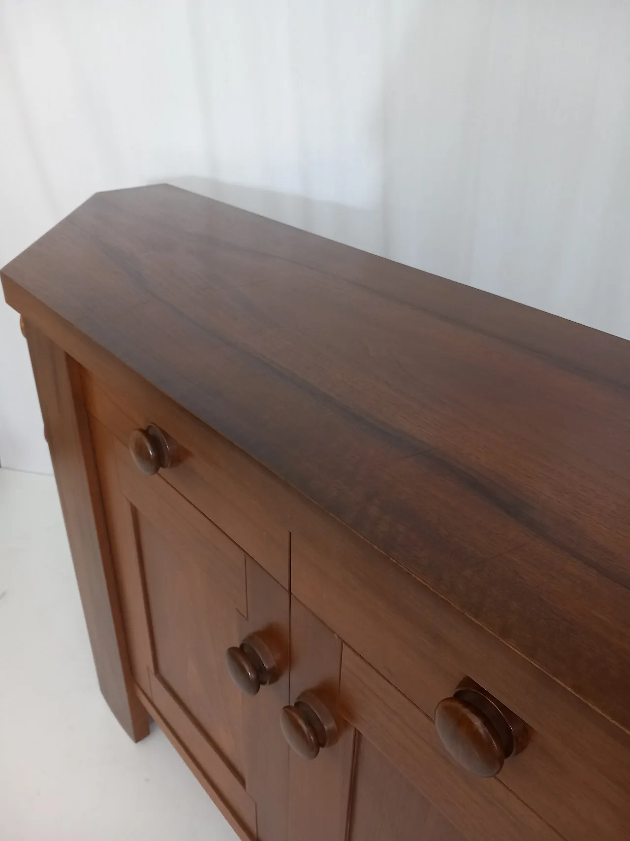 Walnut Sideboard by Silvio Coppola for Bernini, 70s 4