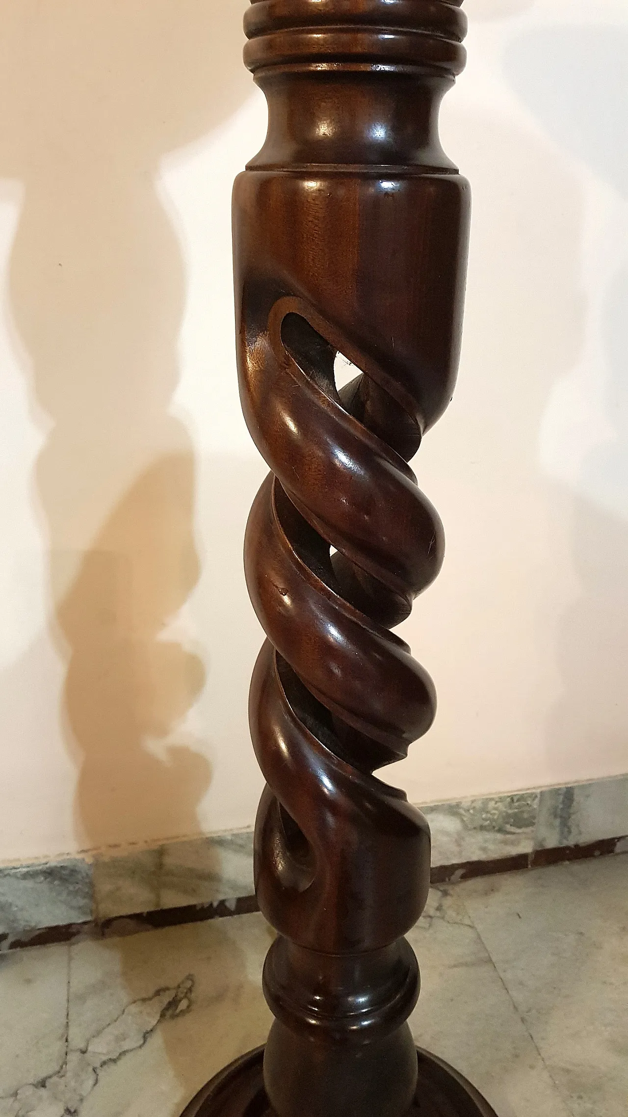 Wooden column helical shape, 1960s 4