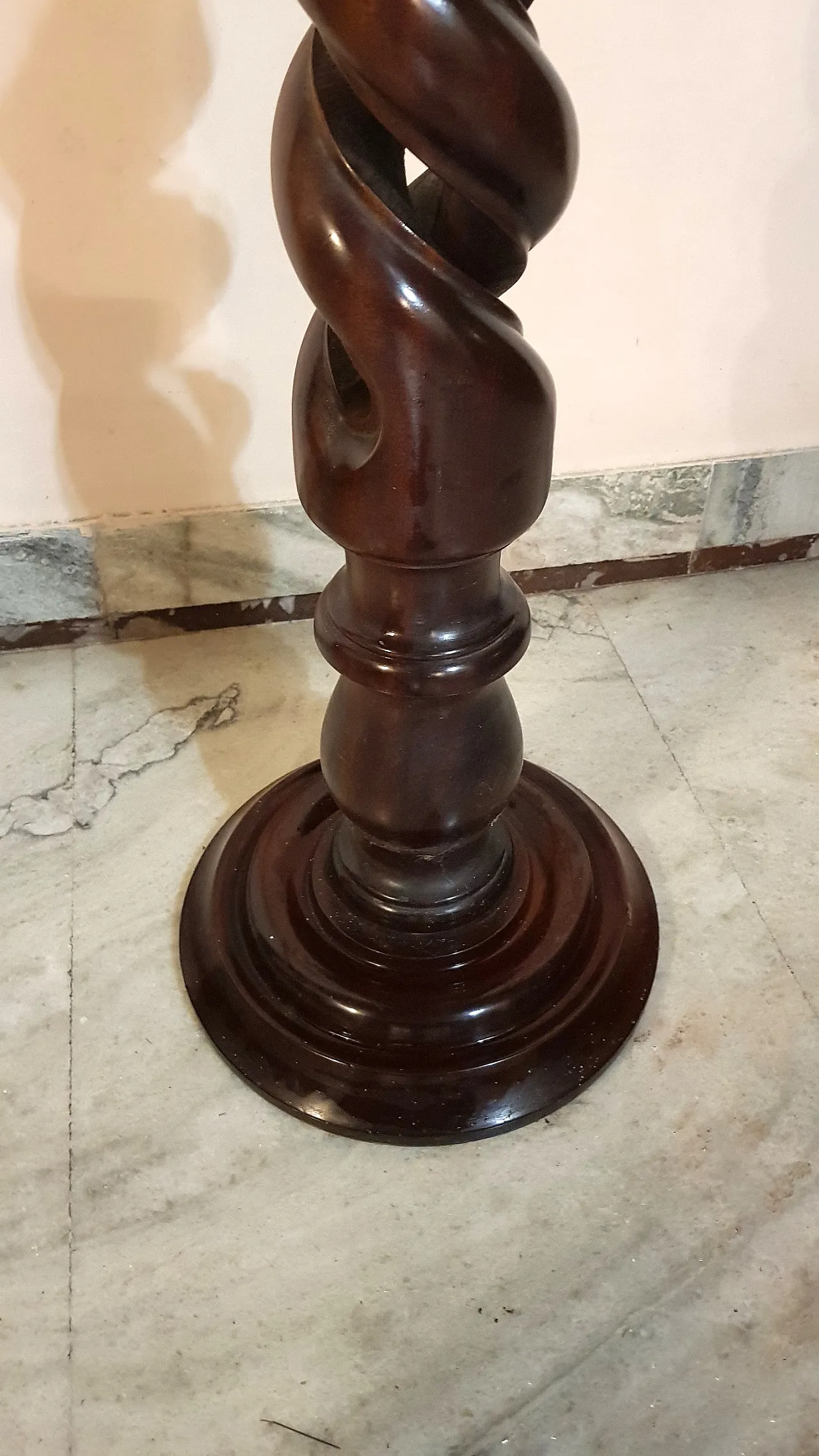 Wooden column helical shape, 1960s 6