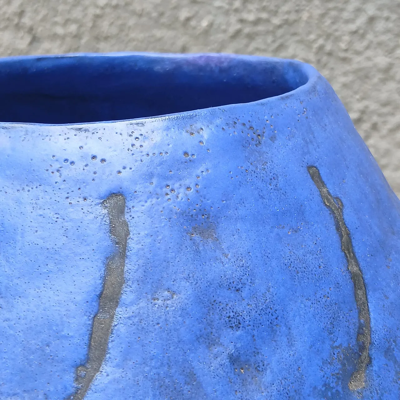 Sculptural glazed ceramic bowl by Marcello Fantoni, 1950s 5