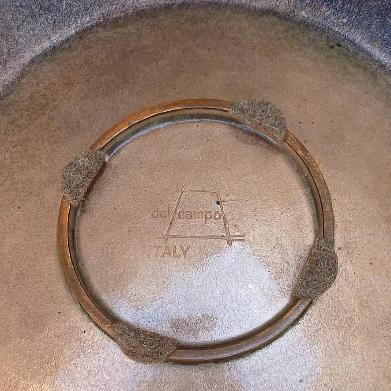 Coppia di piatti smaltati di Studio del Campo Torino, anni '60 10