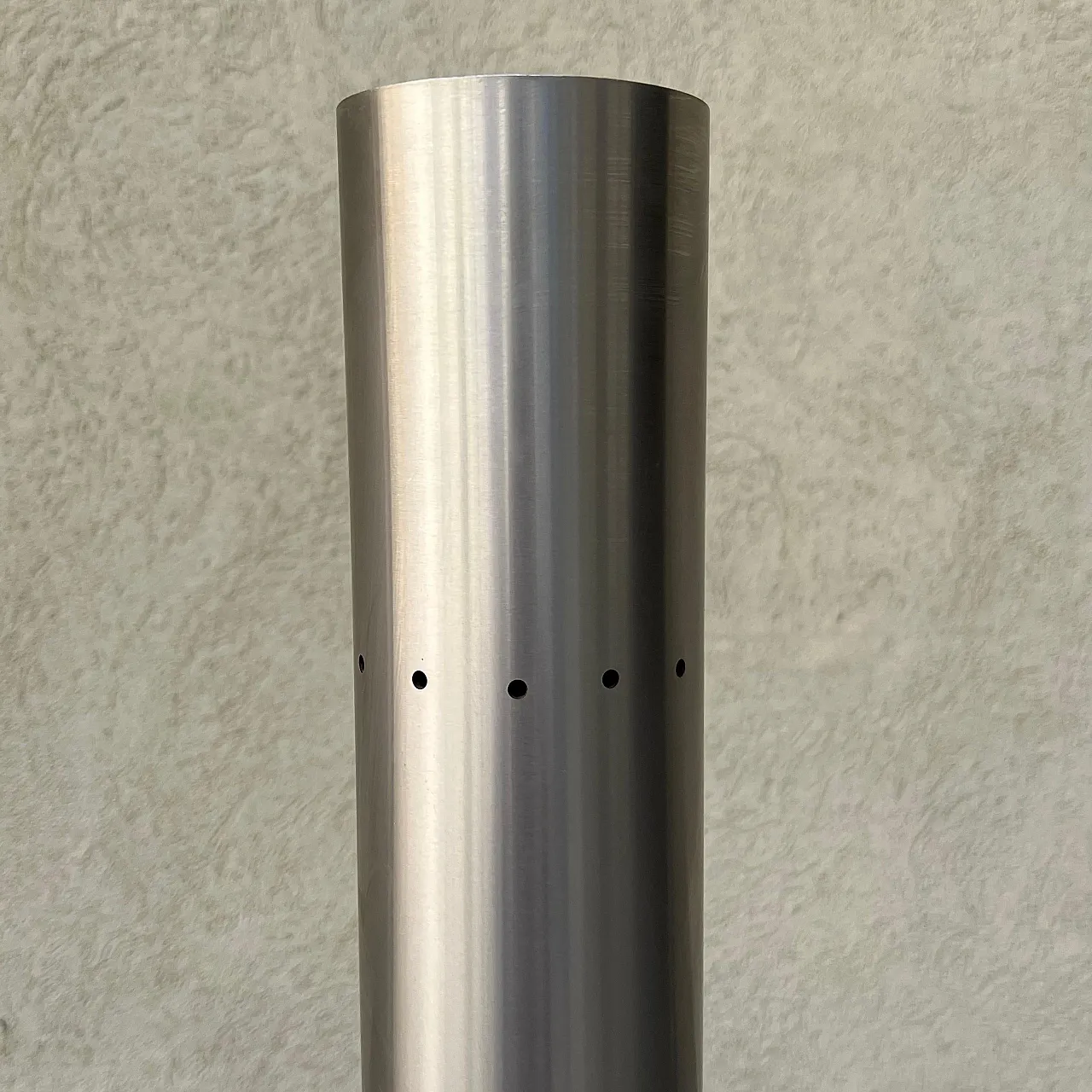 Lampada in marmo e acciaio, anni '70 5