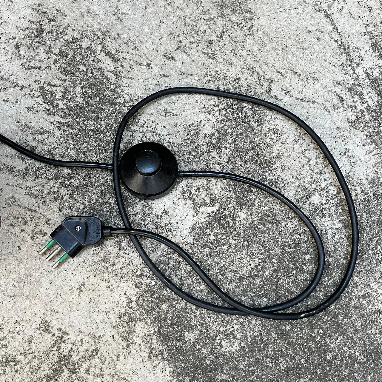 Lampada in marmo e acciaio, anni '70 10