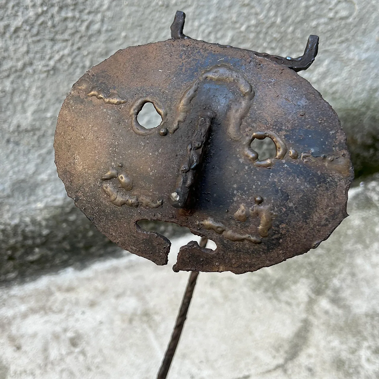 Brutalist iron sculpture attributed to Marcello Fantoni, 1950s 8