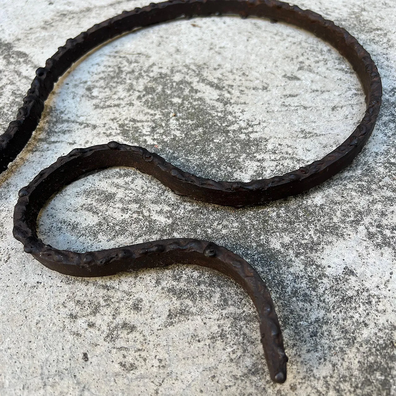 Brutalist iron sculpture attributed to Marcello Fantoni, 1950s 11