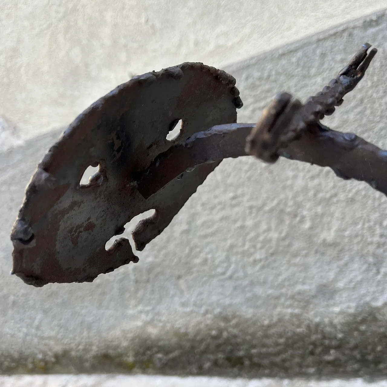 Brutalist iron sculpture attributed to Marcello Fantoni, 1950s 13