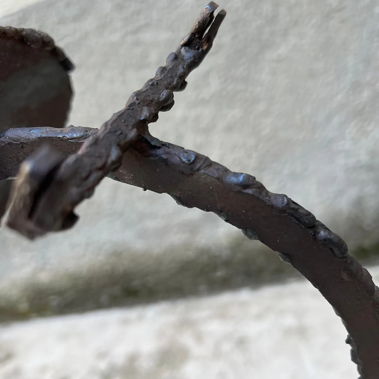 Brutalist iron sculpture attributed to Marcello Fantoni, 1950s 14