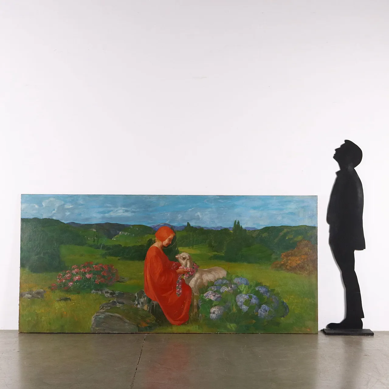 Painting by Giovanni Buffa, oil on canvas, 19th century 2