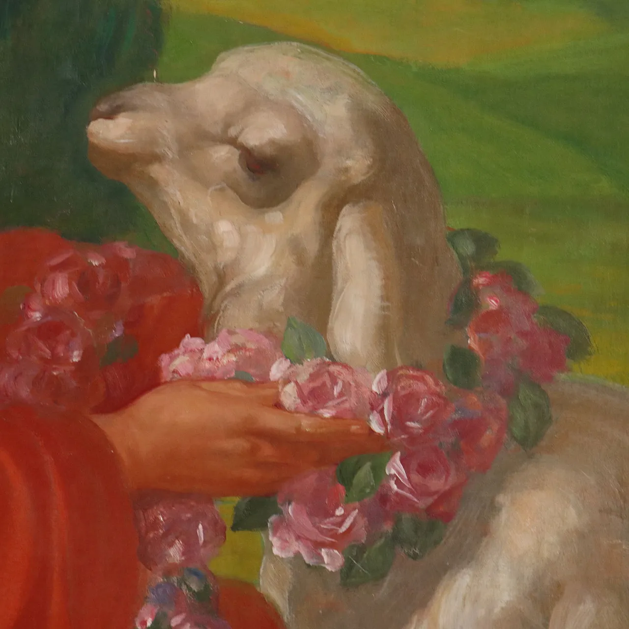 Painting by Giovanni Buffa, oil on canvas, 19th century 6