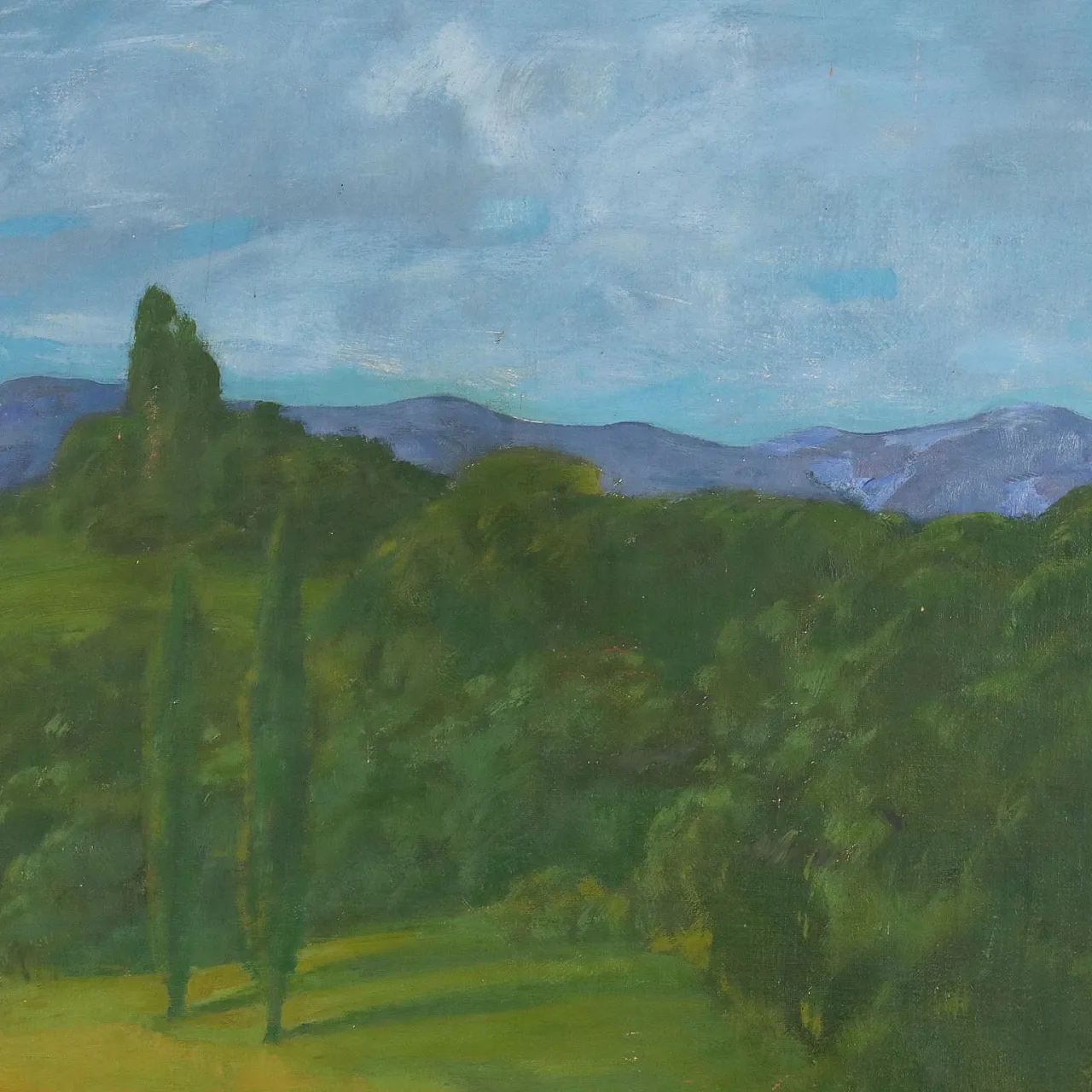 Painting by Giovanni Buffa, oil on canvas, 19th century 7