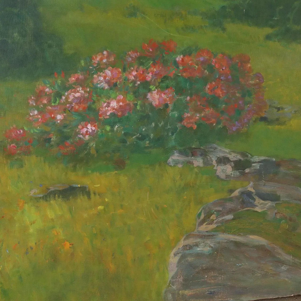 Painting by Giovanni Buffa, oil on canvas, 19th century 9