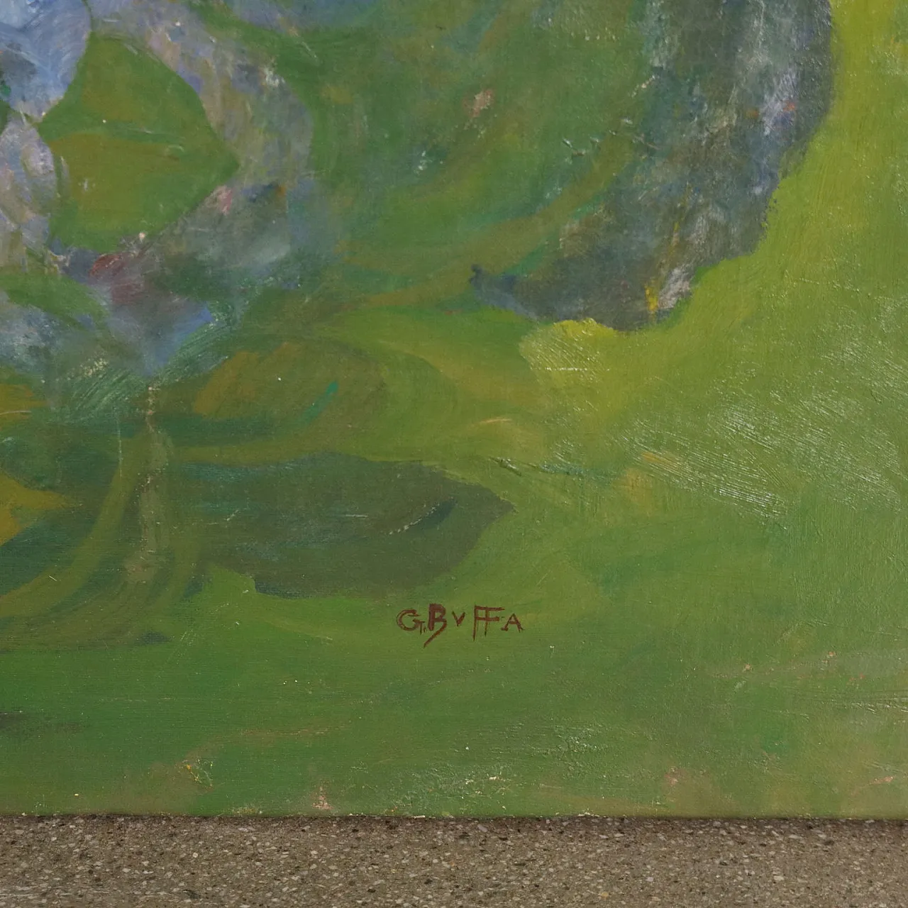 Painting by Giovanni Buffa, oil on canvas, 19th century 10