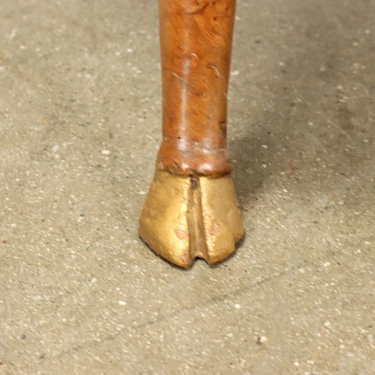 Tavolino da lavoro Biedermeier in acero e tessuto, '800 8