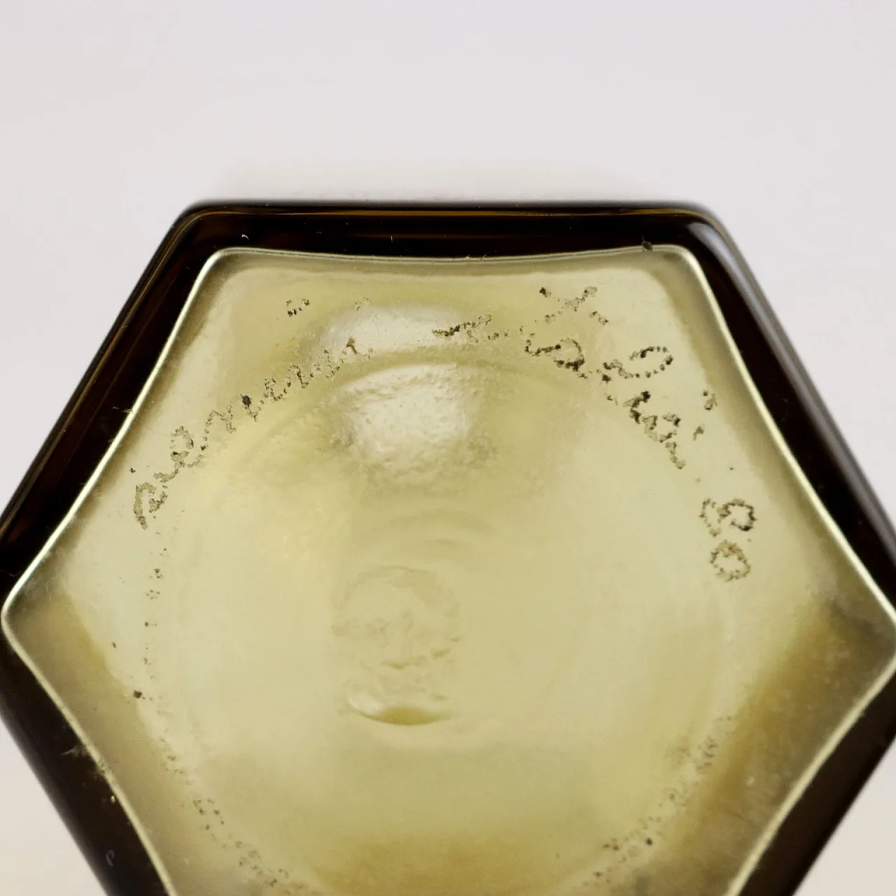 Hexagonal glass single-flower vase for Venini, 1980s 7