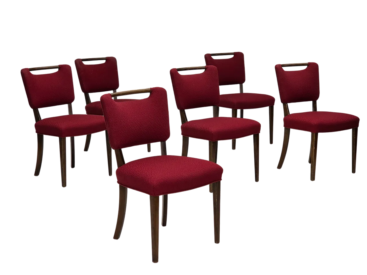 6 Danish dining chairs by Slagelse Møbelværk, 1960s 17