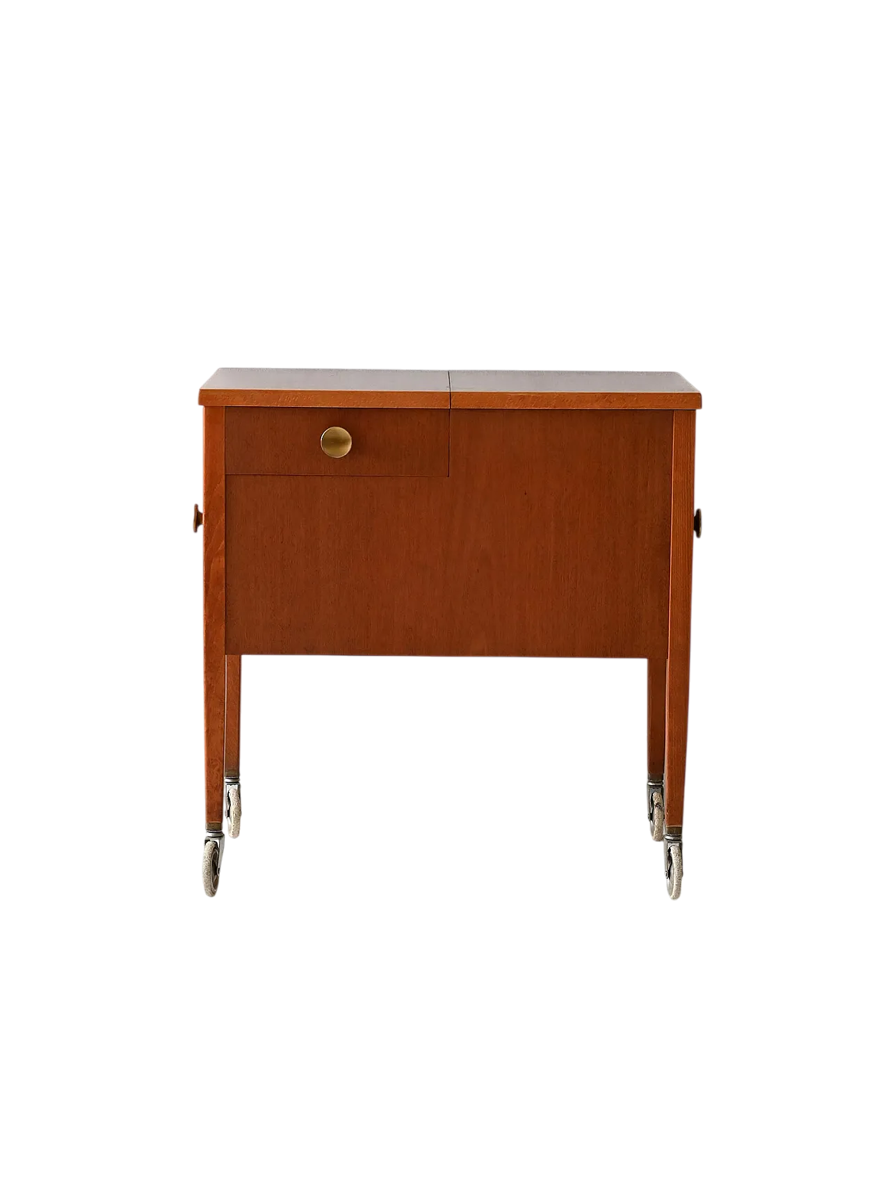 Scandinavian content trolley in mahogany, 50s 11