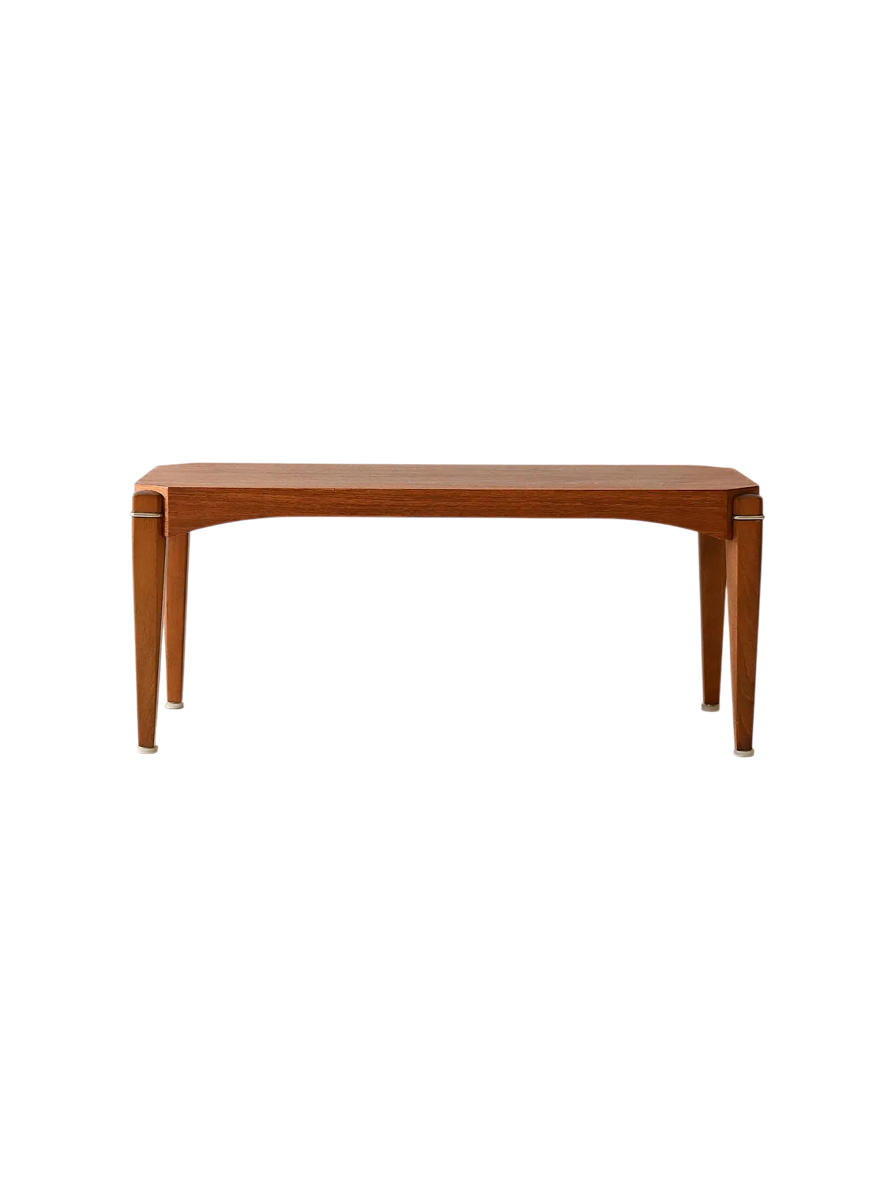 Scandinavian bench in teak, 1960s 7