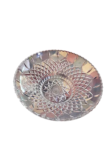 Centerpiece in Boemia crystal, 70s