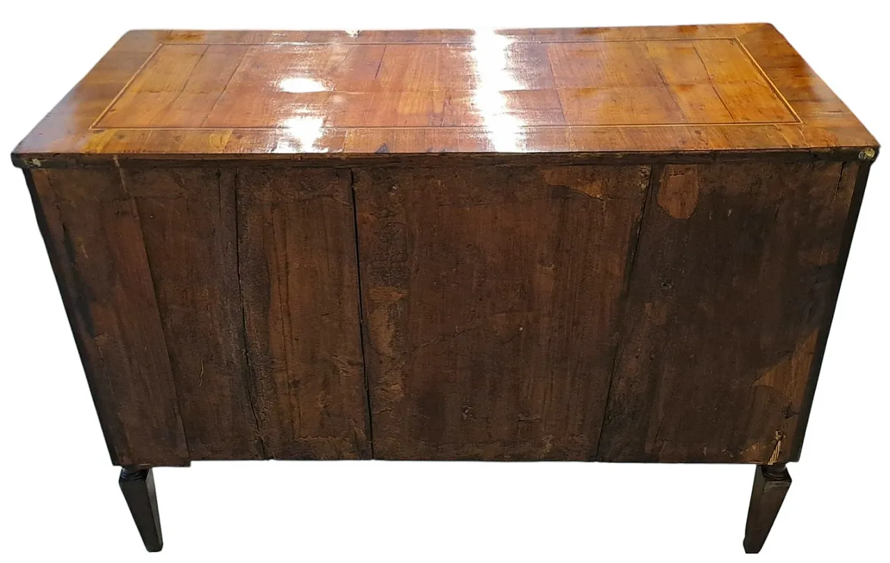 Chest of drawers Louis XVI, Bologna, 18th century 8