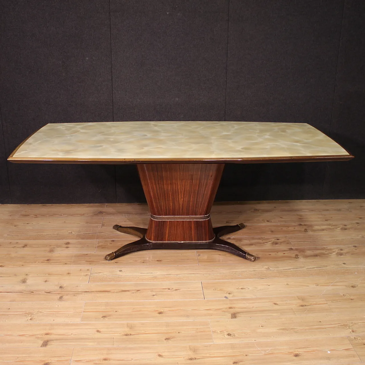 Large dining table by Fratelli Rigamonti Desio, Milan, 1940s 4