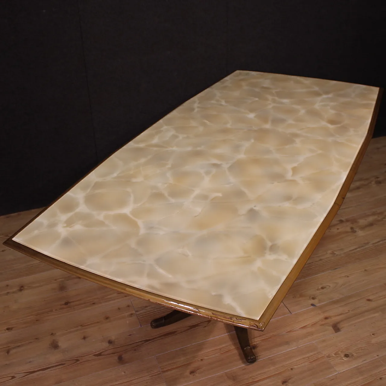 Large dining table by Fratelli Rigamonti Desio, Milan, 1940s 6