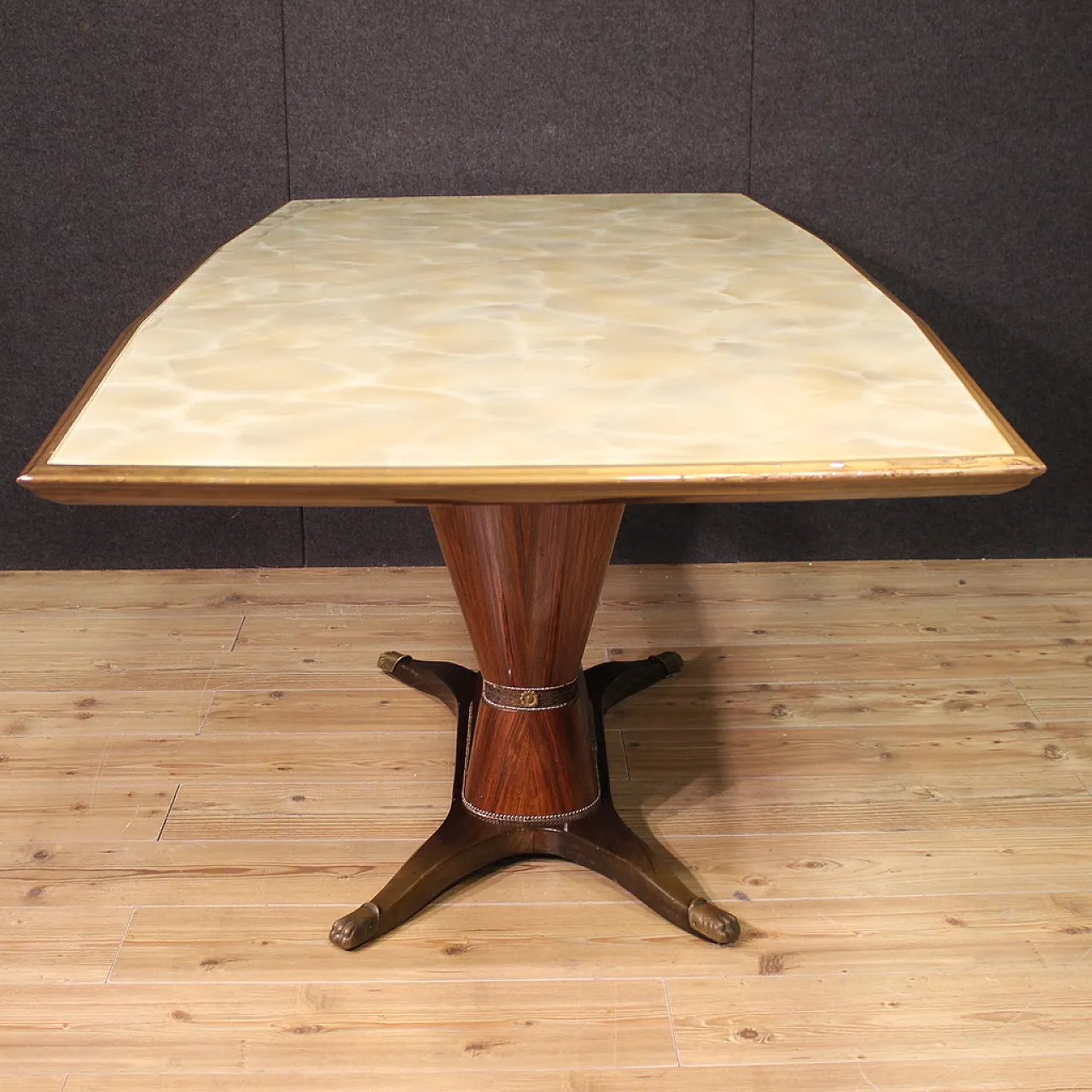 Large dining table by Fratelli Rigamonti Desio, Milan, 1940s 9