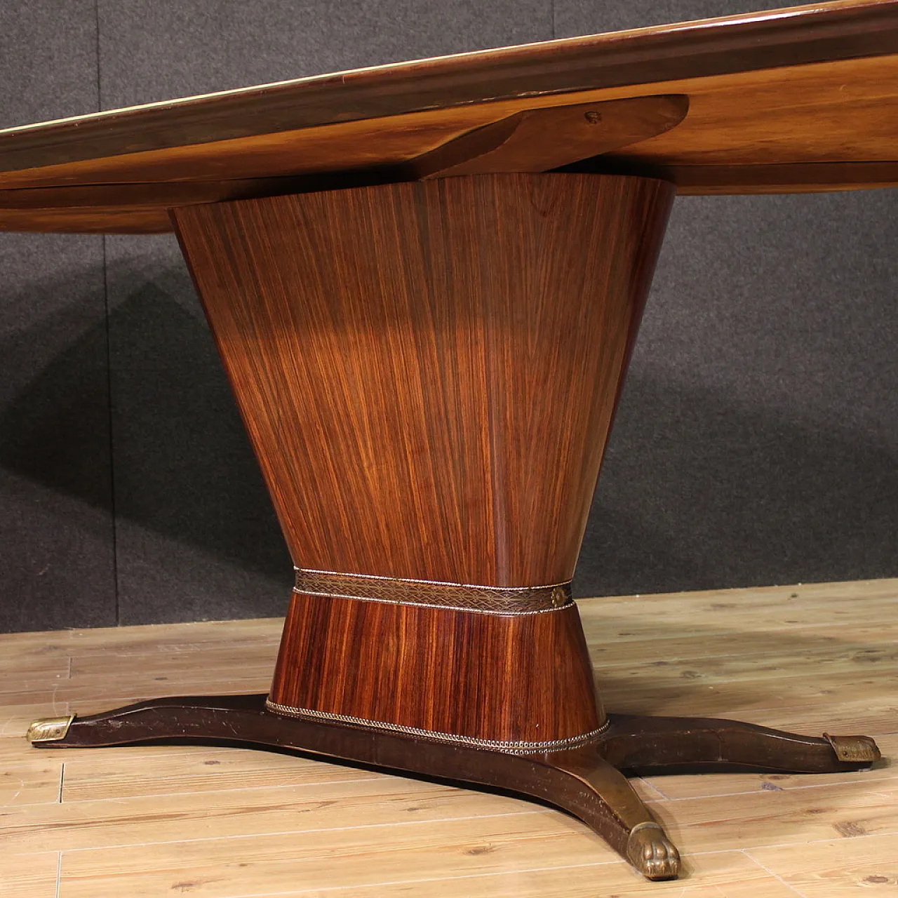 Large dining table by Fratelli Rigamonti Desio, Milan, 1940s 11