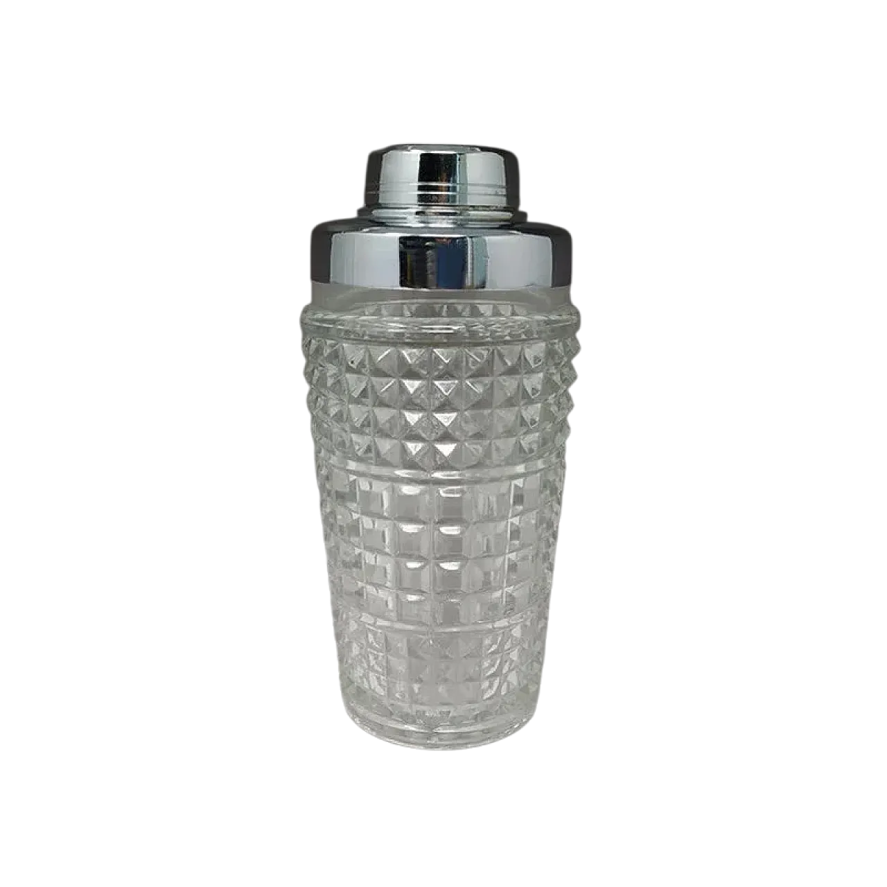 Cut crystal cocktail shaker, 1960s 6