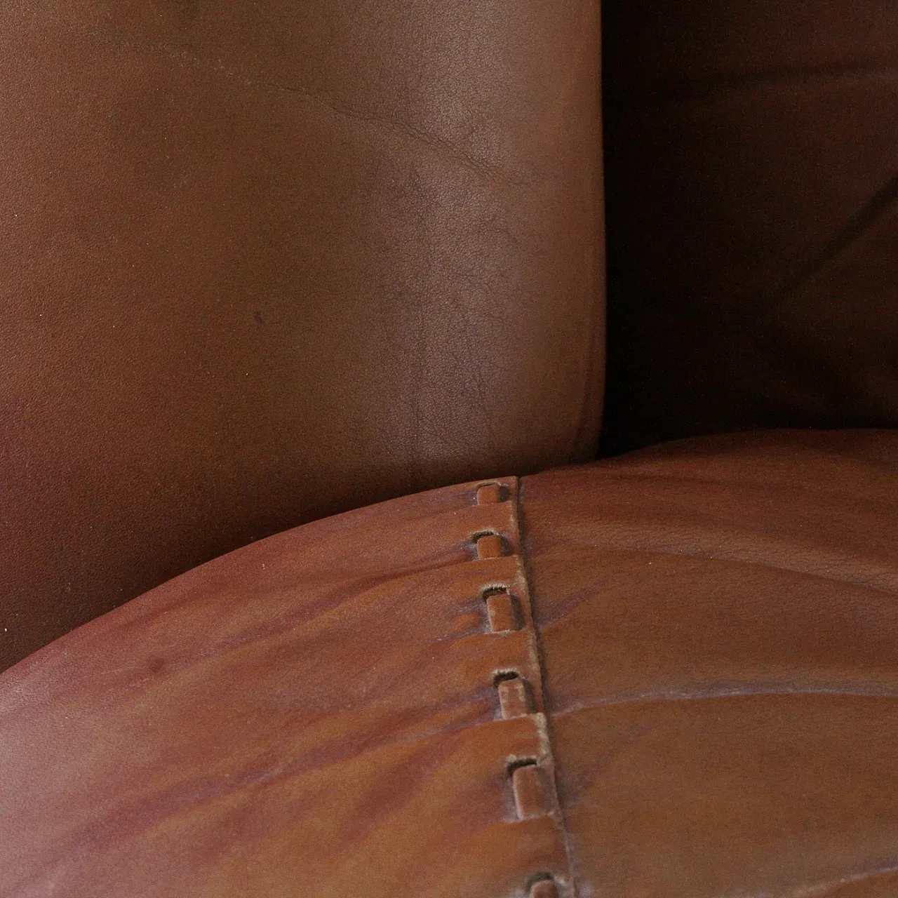 Sapporo Leather Armchair by Mobilgirgi, 1970s 6