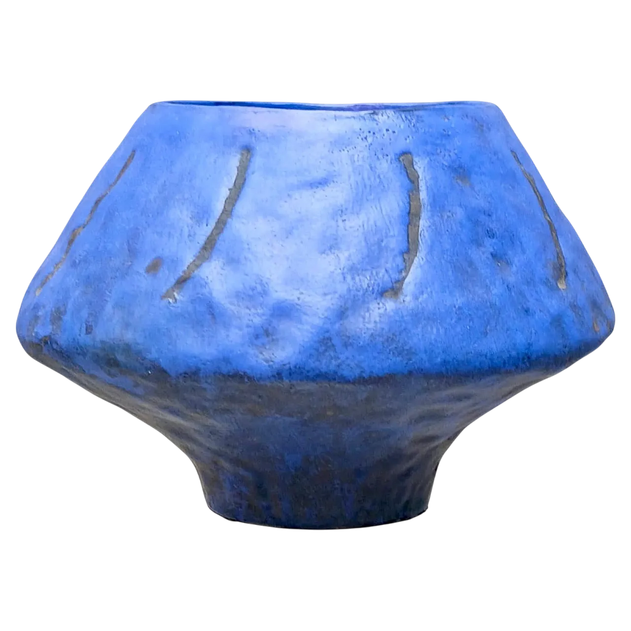 Sculptural glazed ceramic bowl by Marcello Fantoni, 1950s 8
