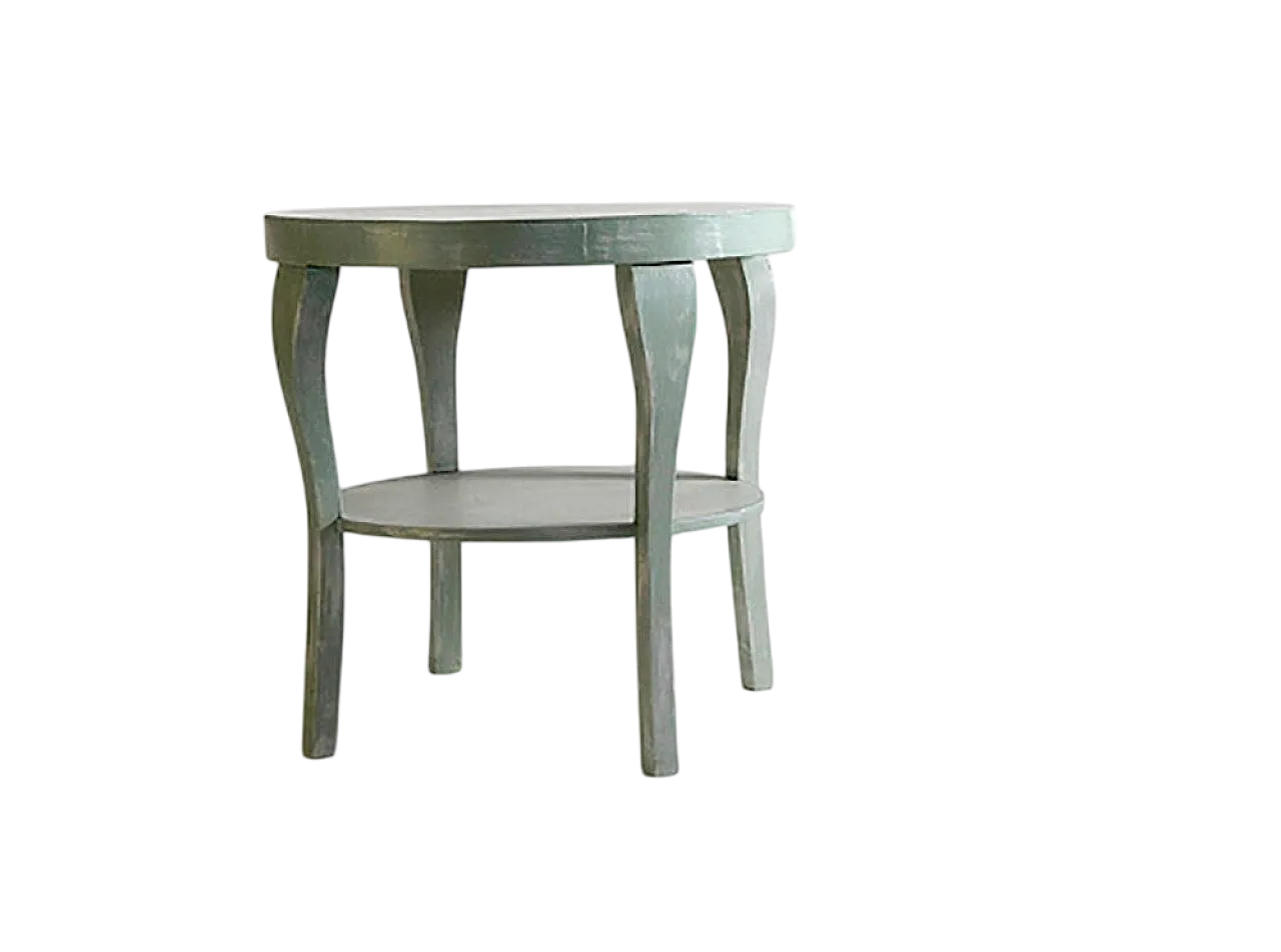 Tavolo con motivo floreale, anni '40 4