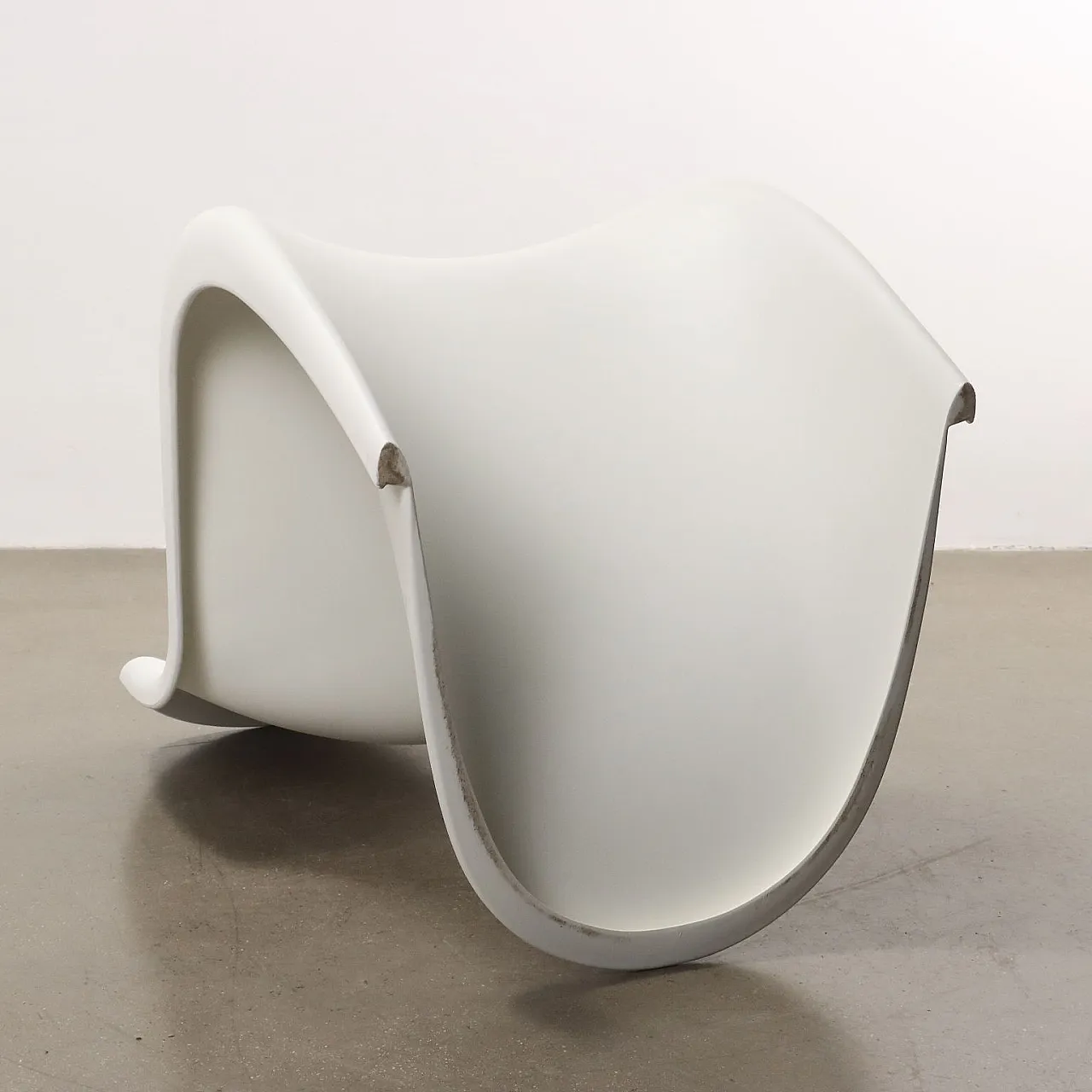 4 sedie Panton di Verner Panton per Vitra in plastica bianca, anni '90 10