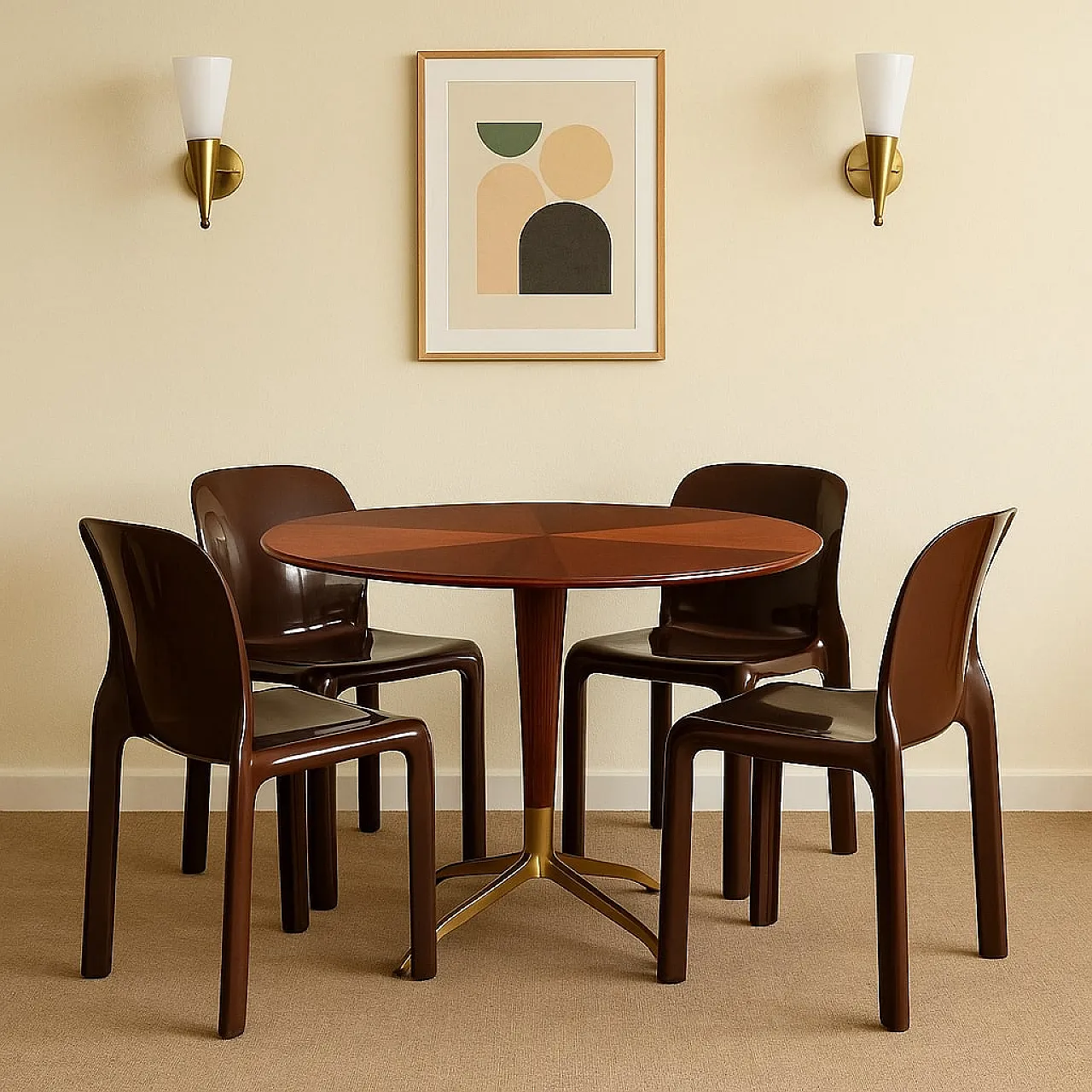 8 Sedie Selene di Vico Magistretti per Artemide, anni '70 2