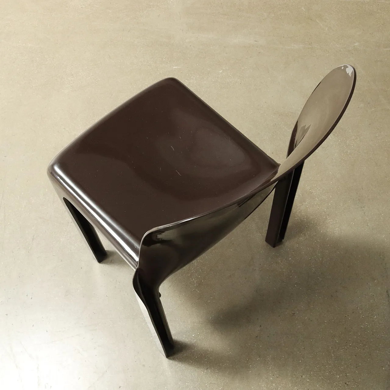 8 Sedie Selene di Vico Magistretti per Artemide, anni '70 5