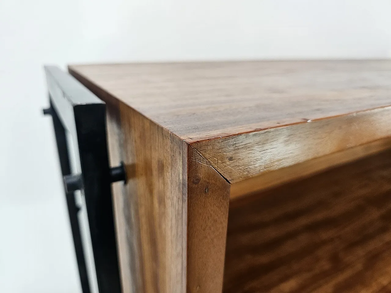 Teak sideboard with iron structure, 1960 3