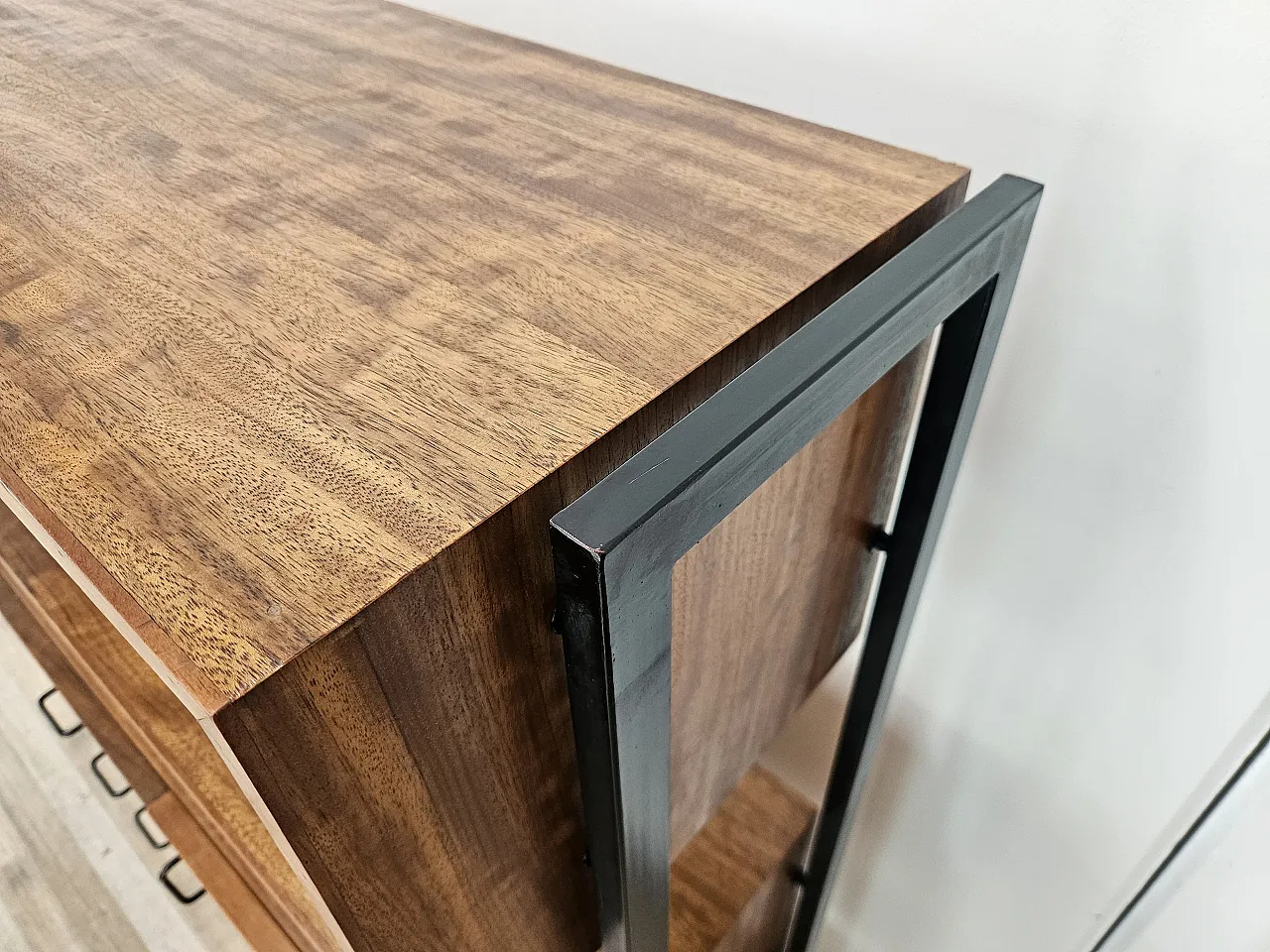 Teak sideboard with iron structure, 1960 5
