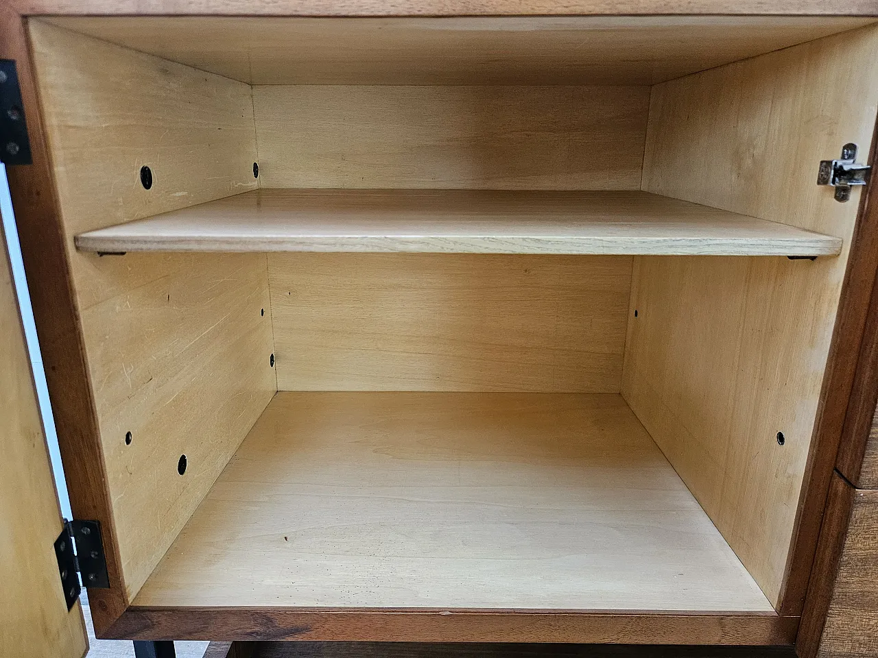Teak sideboard with iron structure, 1960 12
