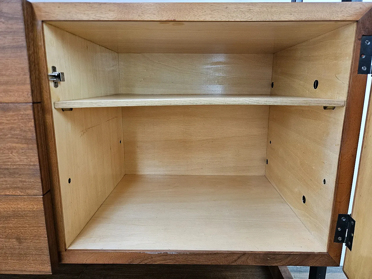 Teak sideboard with iron structure, 1960 14