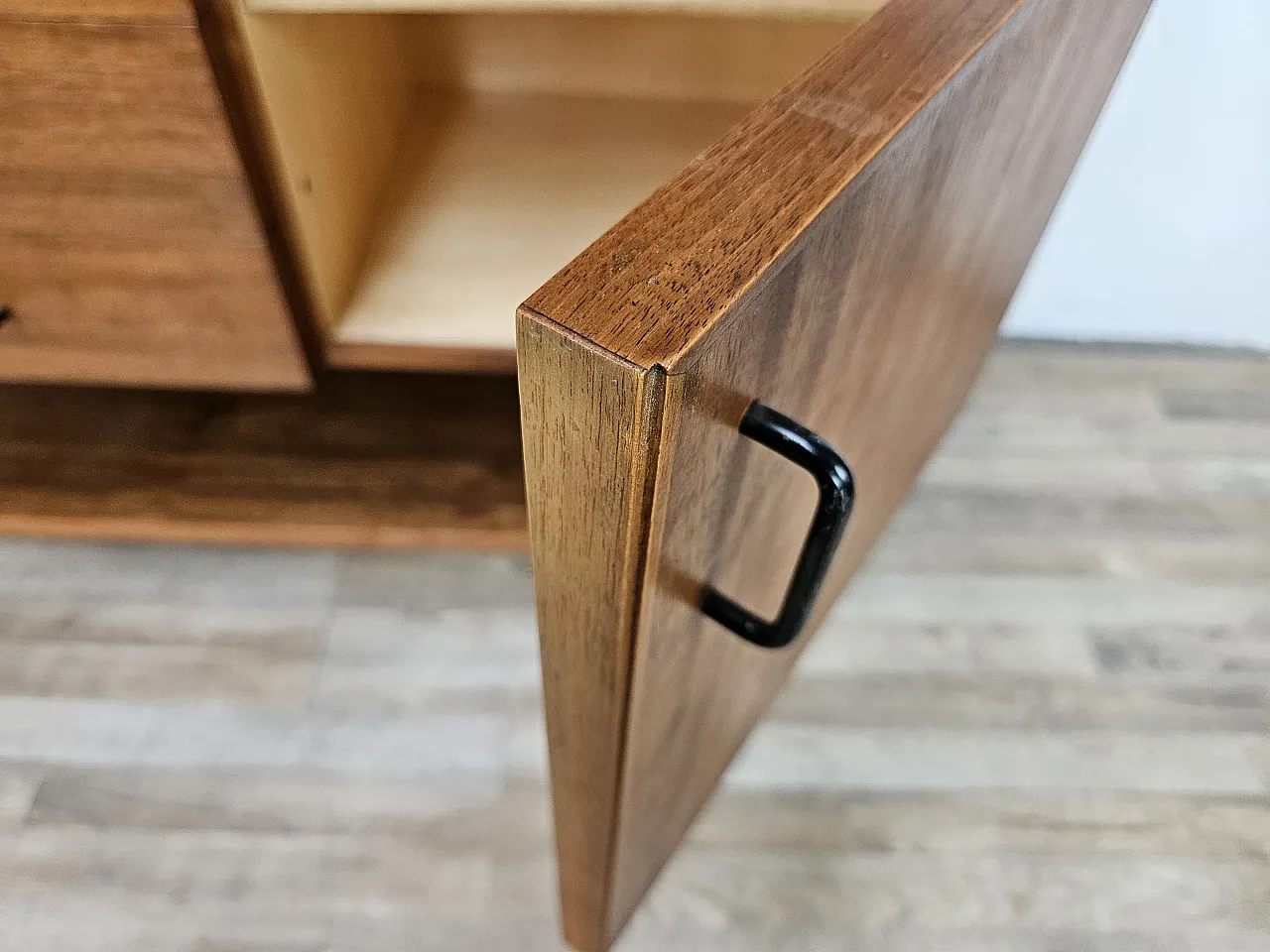 Teak sideboard with iron structure, 1960 15