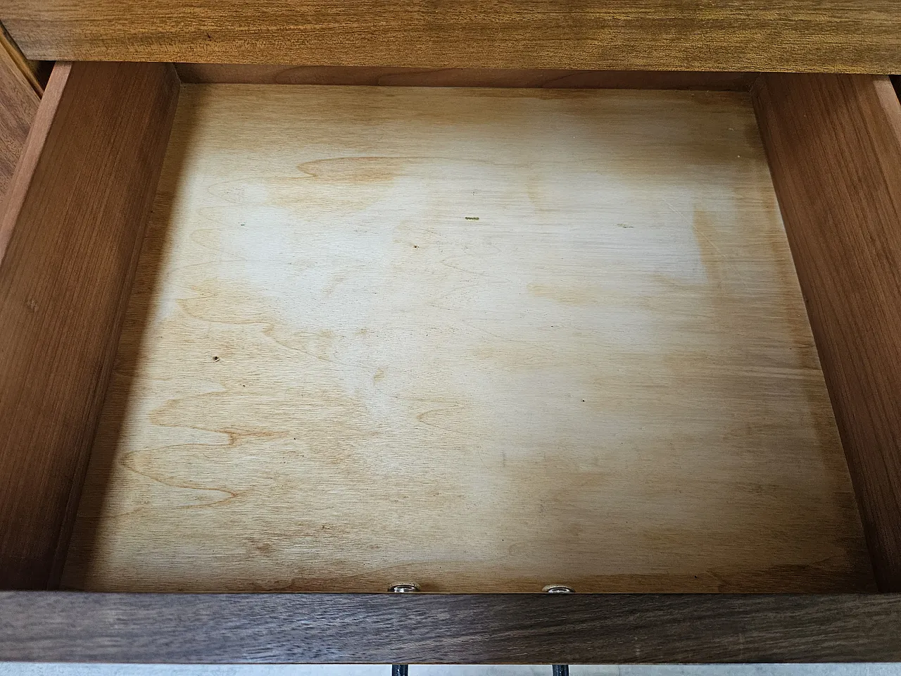 Teak sideboard with iron structure, 1960 18