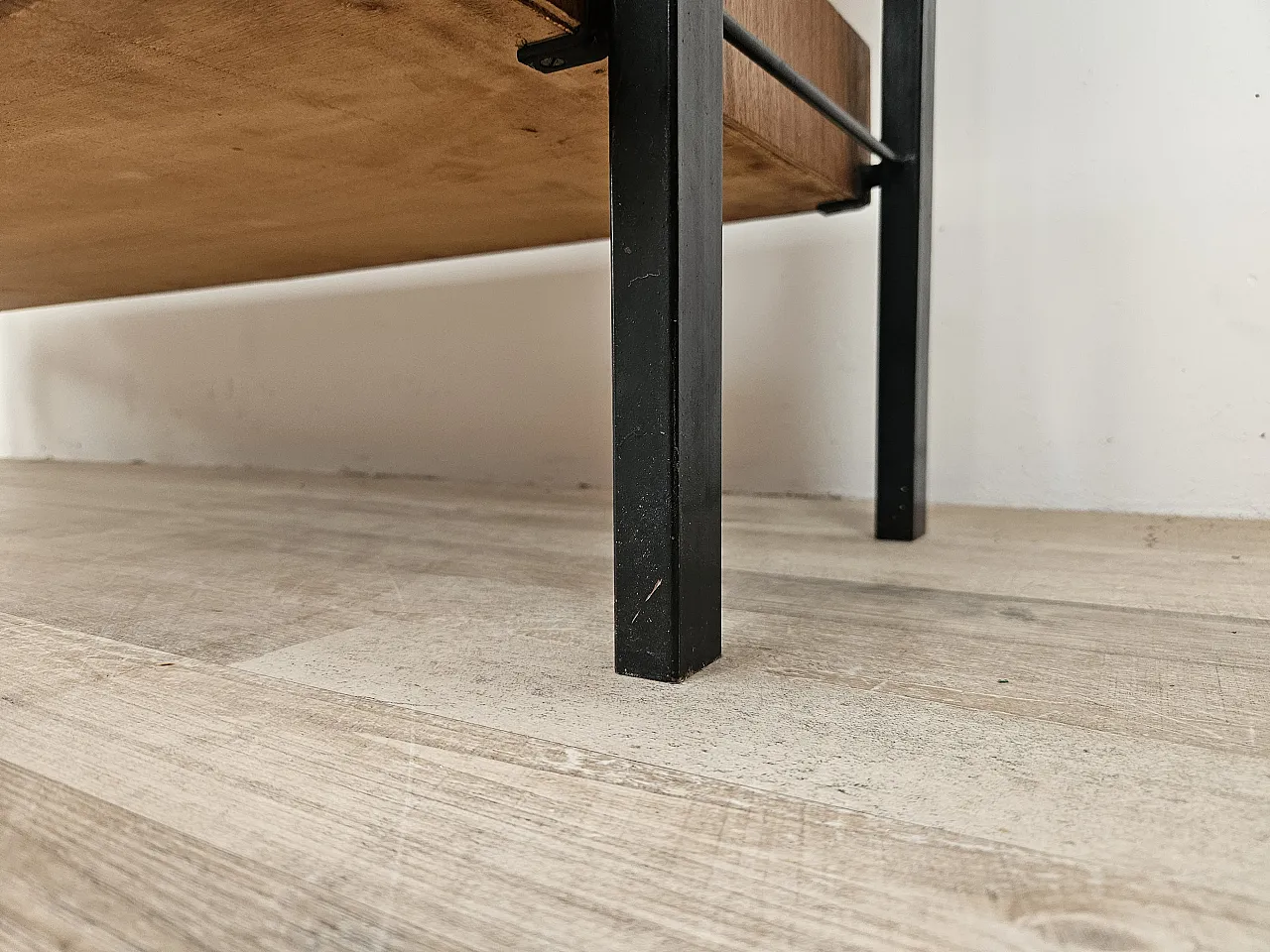 Teak sideboard with iron structure, 1960 23