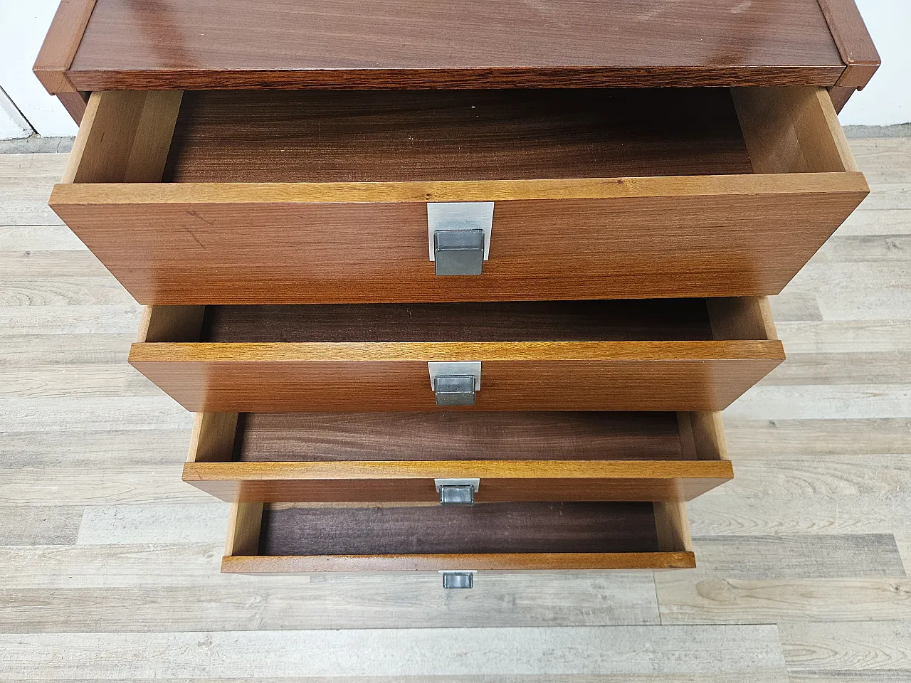 Bookcase with drawers and shelves by Dal Vera, 1970 15