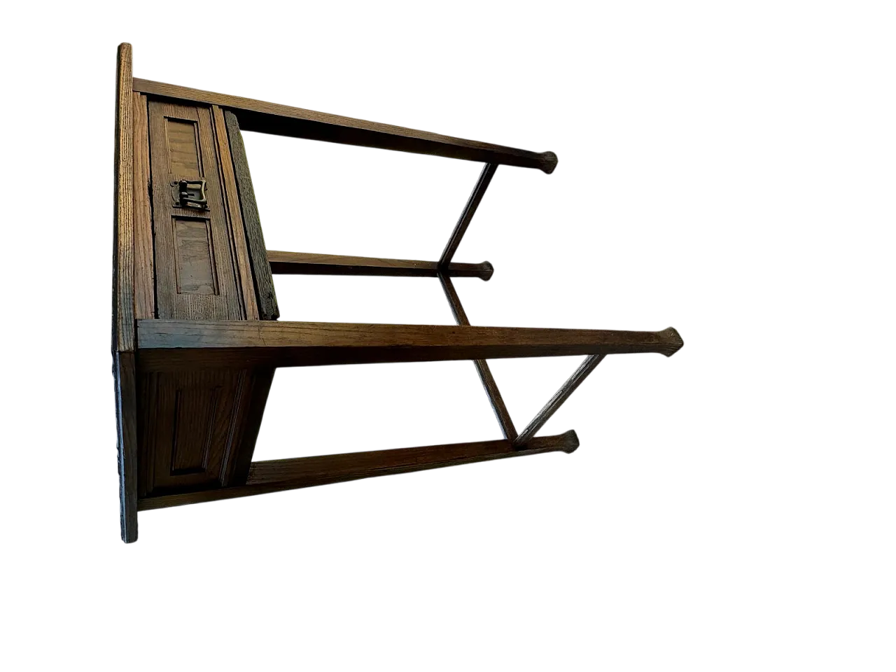 Tavolino Liberty con cassetto, fine '800 7