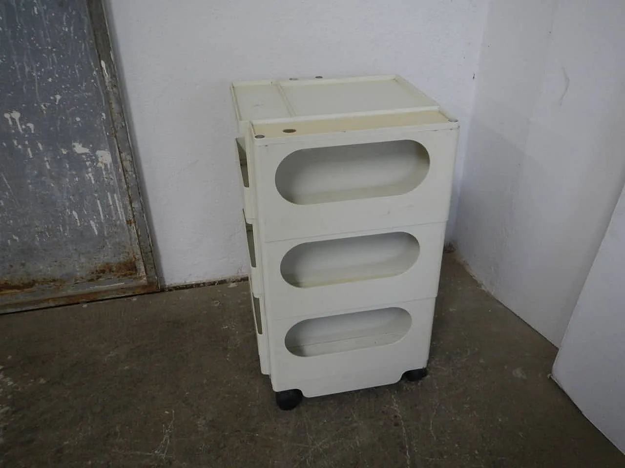Carrello portaoggetti ufficio  Joe Colombo per Bieffeplast 1970 4