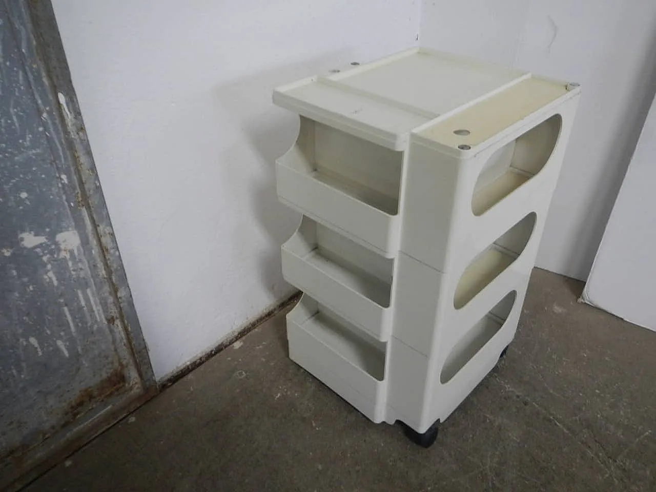 Carrello portaoggetti ufficio  Joe Colombo per Bieffeplast 1970 5
