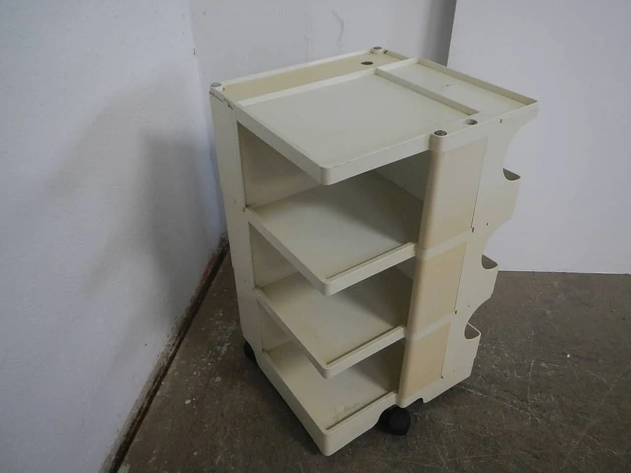 Carrello portaoggetti ufficio  Joe Colombo per Bieffeplast 1970 7
