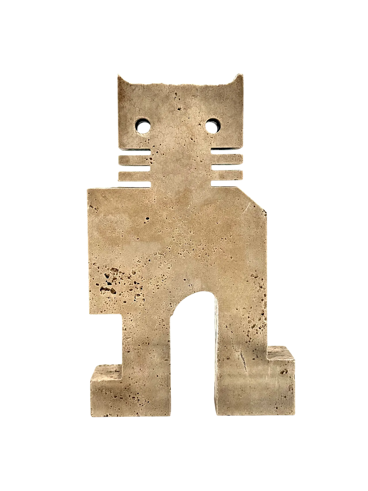 Scultura di gatto di Enzo Mari per F.lli Mannelli, anni '70 20