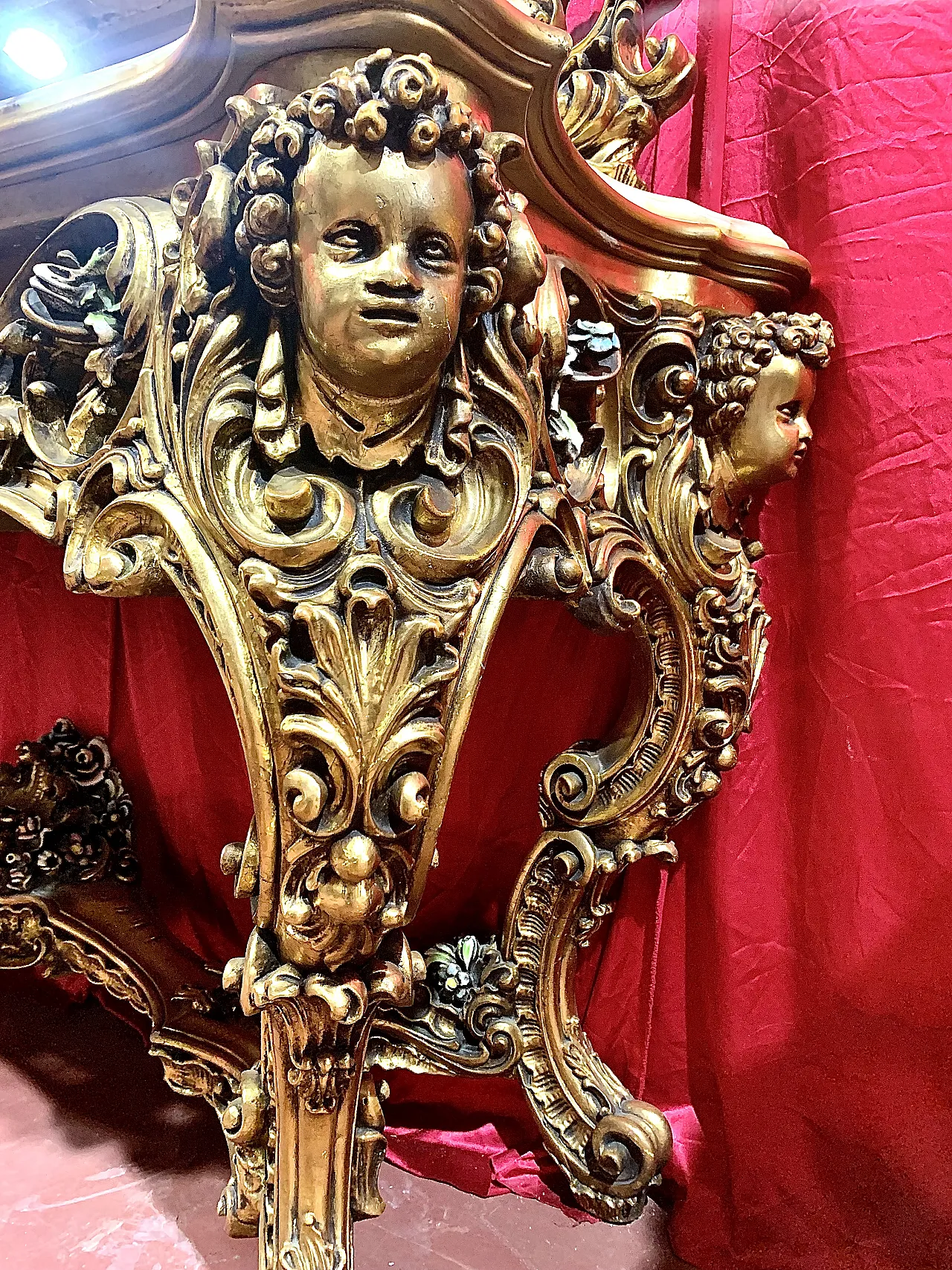 Coppia consolle oro, '900 6